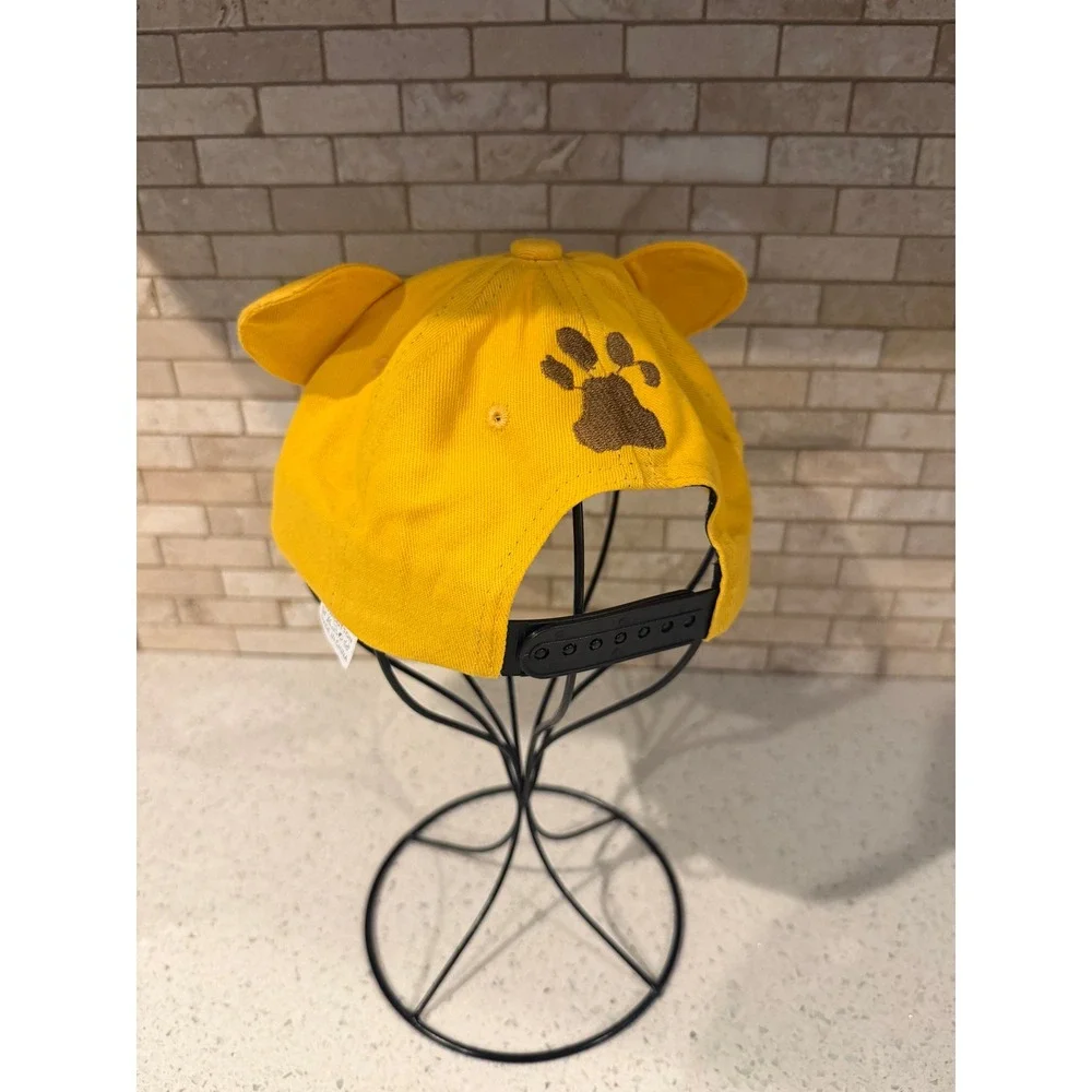 Disney The Lion King Simba Snapback Hat Yellow With 3D Ears Paw Print